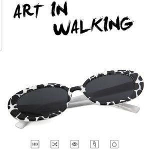 Cow print sunglasses